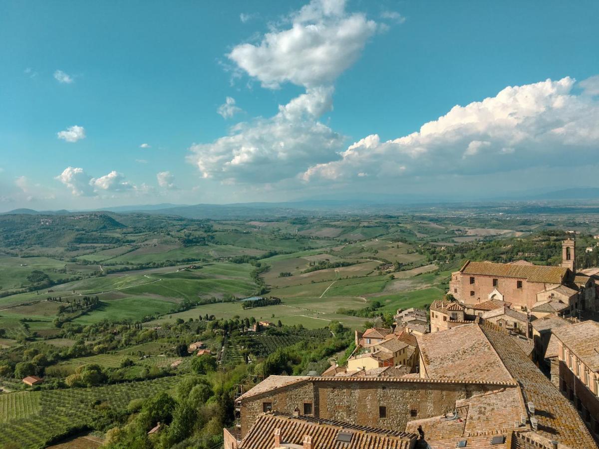 Il Palco Montepulciano, Vista Incredibile, 150Mt Da Piazza Grande Apartman Kültér fotó