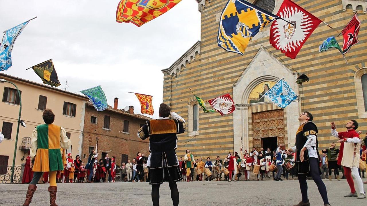 Il Palco Montepulciano, Vista Incredibile, 150Mt Da Piazza Grande Apartman Kültér fotó